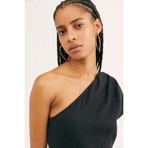 Free People Beach Gauzy One-Shoulder Top